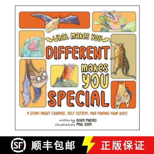 【3-4周达】精装 What Makes You Different Makes You Special:  A Story About Courage, Self-Esteem, and ... [9798998691515]