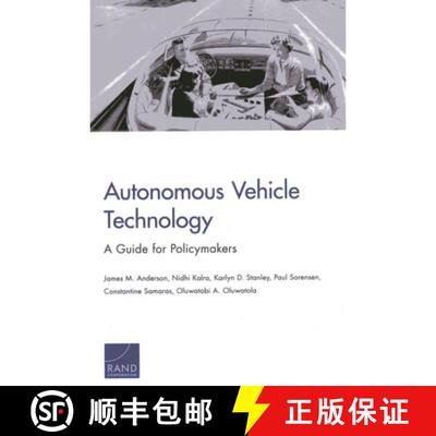 【3-4周达】Autonomous Vehicle Technology: A Guide for Policymakers [9780833083982]