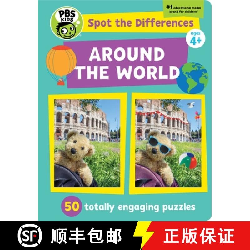 【4周达】Spot the Differences: Around the World: 50 Totally Engaging Puzzles! [9781941367865]