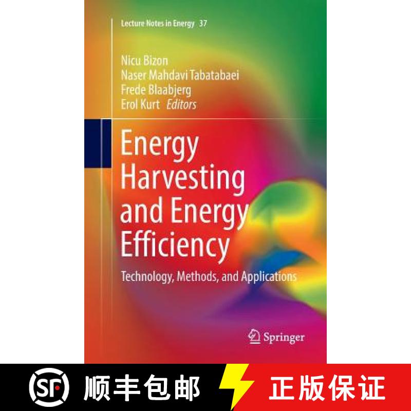 【3-4周达】Energy Harvesting and Energy Efficiency : Technology, Methods, and Applications [9783319842622]