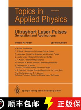 【3-4周达】Ultrashort Laser Pulses : Generation and Applications (Second Edition 1993) (Second Editio... [9783540558774]