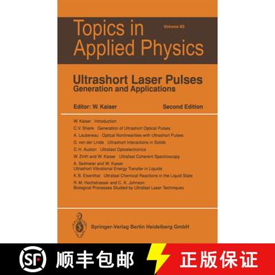 【3-4周达】Ultrashort Laser Pulses : Generation and Applications (Second Edition 1993) (Second Editio... [9783540558774]