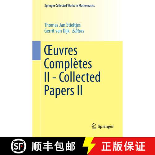 【3-4周达】Oeuvres Complètes II - Collected Papers II (1st ed. 1993, Reprinted Softcover 2017) [9783662550342]