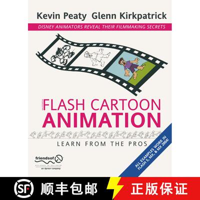 【3-4周达】Flash Cartoon Animation: Learn from the Pros (First Edition) [9781590592076]