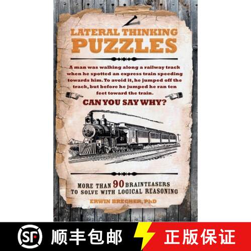 【3-4周达】精装 Lateral Thinking Puzzles: More than 90 brainteasers to solve with logical reasoning [9781780978321]