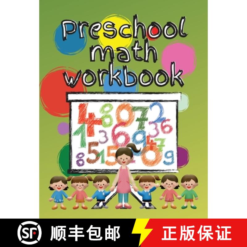 【3-4周达】Preschool math workbook: Kindergarten math workbook for kids 3-5, Preschool activity color... [9786069612132]
