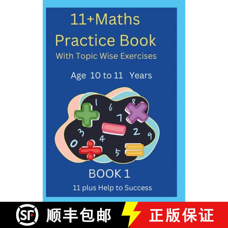 预订 11 Plus Maths Practice Book with Topic Wise Exercises Book 1 [9781326990916]