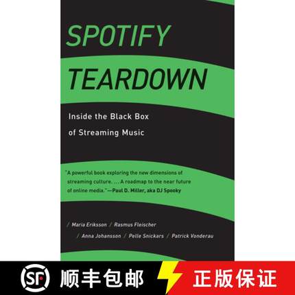 【3-4周达】Spotify Teardown: Inside the Black Box of Streaming Music [9780262038904]