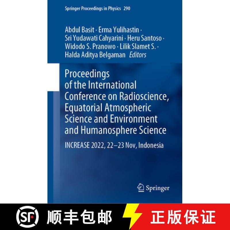 【3-4周达】Proceedings of the International Conference on Radioscience, Equatorial Atmospheric Scienc... [9789811997679]