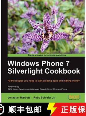 预订 Windows Phone 7 Silverlight Cookbook [9781849691161]
