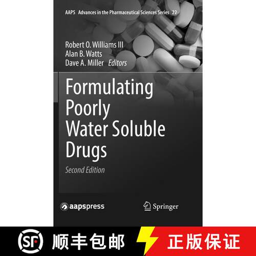 【3-4周达】Formulating Poorly Water Soluble Drugs (Second Edition 2016) [9783319826189]