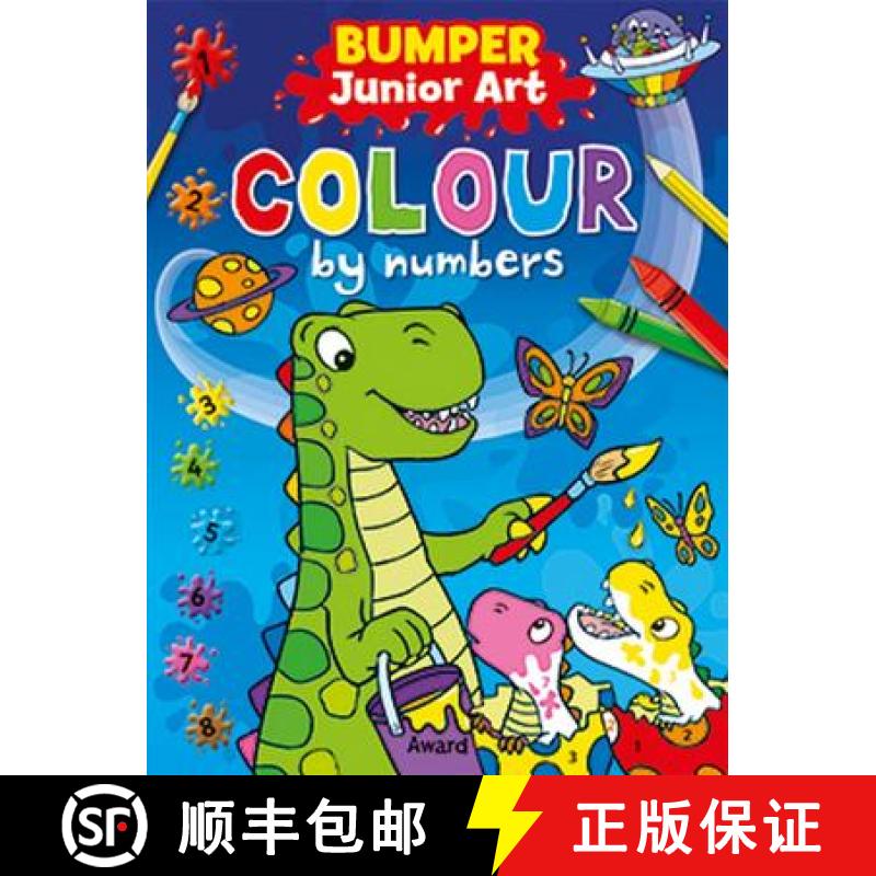 【3-4周达】Bumper Junior Art Colour by Numbers [9781841359984]