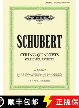 【3-4周达】String Quartets: Nos. 7-9, 12, 15 (Set of Parts), Part(s) [9790300700601]