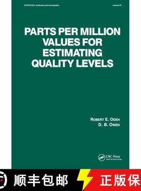 【3-4周达】Parts per Million Values for Estimating Quality Levels [9780824779504]