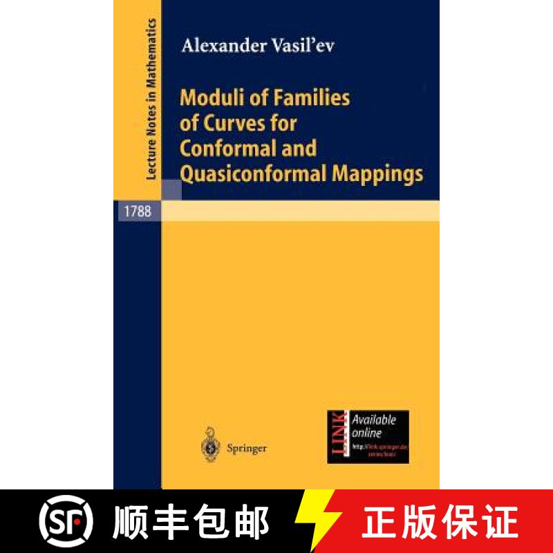 【4周达】Moduli of Families of Curves for Conformal and Quasiconformal Mappings [9783540438465]