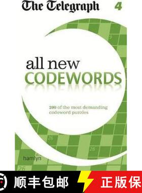 【3-4周达】Telegraph All New Codewords 4 [9780600629368]