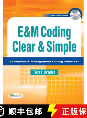 【3-4周达】E&m Coding Clear & Simple: Evaluation & Management Coding Worktext [9780803625594]