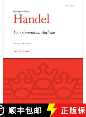 【3-4周达】Four Coronation Anthems: Vocal Score (Vocal score) [9780193352582]
