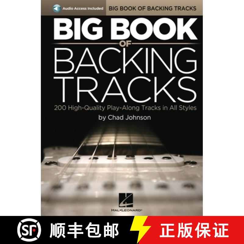 【3-4周达】Big Book Of Backing Tracks - 200 High-Quality Play-Along Tracks In All Styles (Book/USB) [9781480344655]