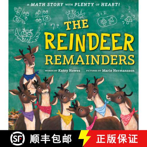 【3-4周达】精装 The Reindeer Remainders: A Math Story with Plenty of Heart [9781728271651]