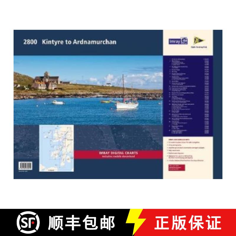 【2-3周达】Imray 2800 Chart Pack: Kintyre to Ardnamurchan Chart Pack [9781786793010]