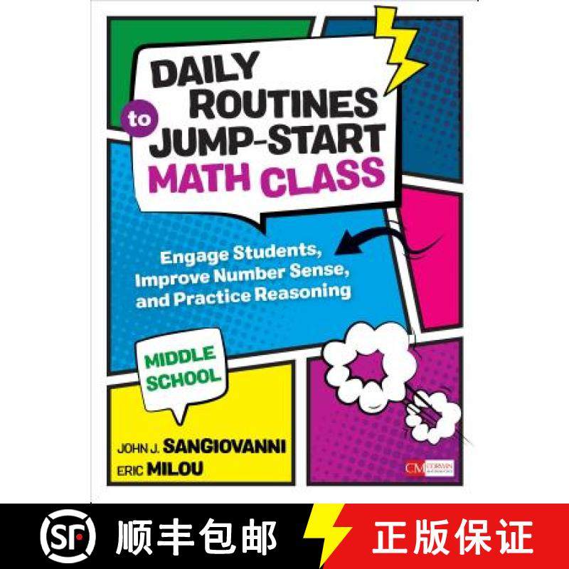 【3-4周达】Daily Routines to Jump-Start Math Class, Grades 6-8: Engage Students, Improve Number Sense... [9781544316888]