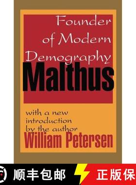 【3-4周达】Malthus: Founder of Modern Demography [9781138527515]