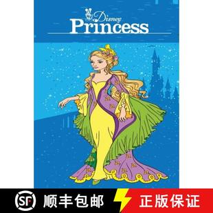现货 Disney Princess: Adult Coloring Book: Beautiful designs to Inspire your Creativity and Relaxation. [9781950772544]