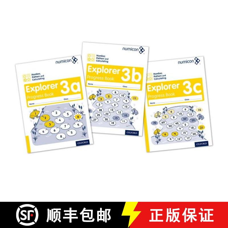 【2-3周达】Numicon: Number, Pattern and Calculating 3 Explorer Progress Books ABC (Mixed pack): - Num... [9780198389590]