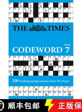 【3-4周达】The Times Codeword Book 7: 20 Cracking Logic Puzzles [9780008173845]