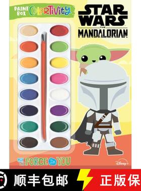 【3-4周达】Star Wars the Mandalorian: May the Force Be with You: Paint Box Colortivity [9781645885535]