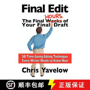 【3-4周达】Final Edit, the Final Hours of Your Final Draft [9781937449001]