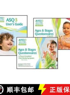 【3-4周达】Ages & Stages Questionnaires (R) (ASQ-3 (R)): Materials Kit: A Parent-Completed Child Moni... [9781598570274]