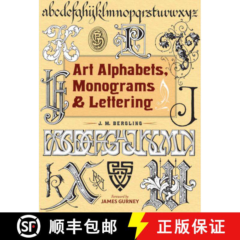 预订 Art Alphabets, Monograms, and Lettering [9780486831701]