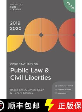 【3-4周达】Core Statutes on Public Law & Civil Liberties 2019-20 [9781352006605]