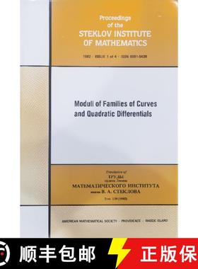 【3-4周达】Moduli of Families of Curves and Quadratic Differentials [9780821830406]