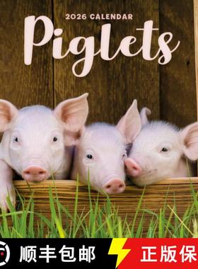 【3-4周达】Piglets Square Mini Calendar 2026 [9781529848861]