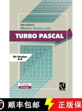 【3-4周达】Effektiv Starten mit Turbo Pascal 6.0 [9783528051693]