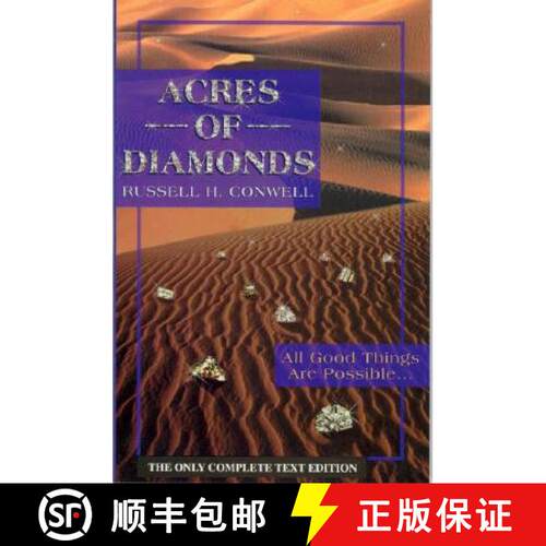 【3-4周达】Acres of Diamonds: All Good Things Are Possible, Right Where You Are, and Now! [9780930852252]