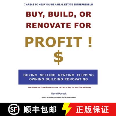 【3-4周达】Buy, Build or Renovate For Profit [9781777268305]