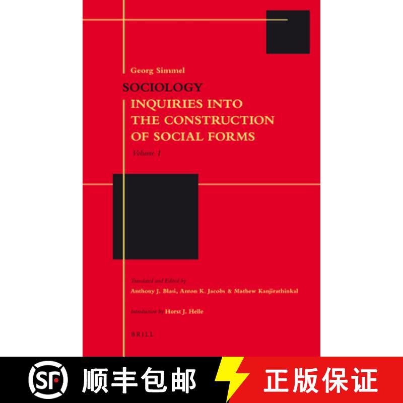 【3-4周达】Sociology: Inquiries Into the Construction of Social Forms (2 Vols.) [9789004173217]