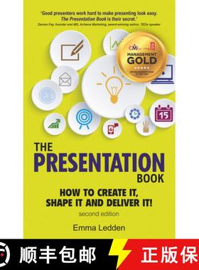 现货 演讲手册 The Presentation Book: How to Create It, Shape It and Deliver It! Improve Your Presenta... [9781292171982]