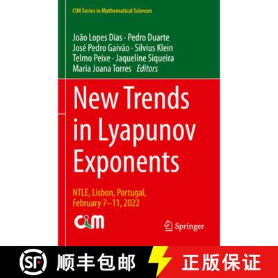 【3-4周达】New Trends in Lyapunov Exponents: Ntle, Lisbon, Portugal, February 7-11, 2022 [9783031413186]