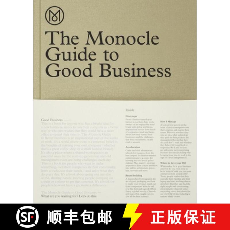 精装 The Monocle Guide to Good Business [9783899555370]图片