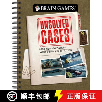 【3-4周达】Brain Games - Unsolved Cases: More Than 160 Puzzles about Crime and Detection [9781639386864]