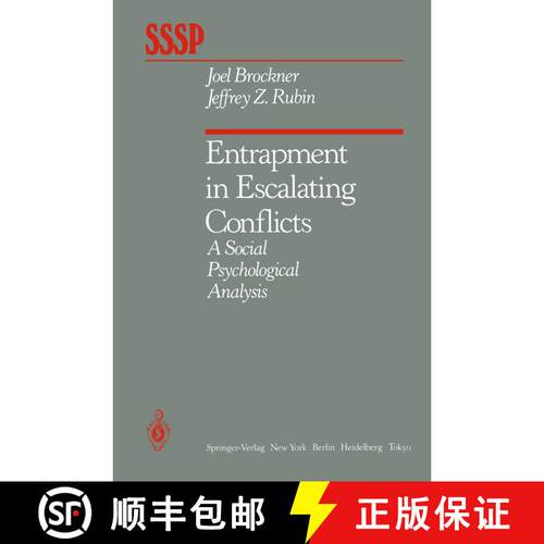 【3-4周达】Entrapment in Escalating Conflicts : A Social Psychological Analysis [9781461295518]