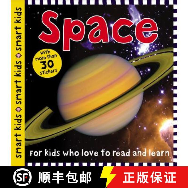 【3-4周达】Smart Kids Space: with more than 30 stickers [9780312522896]