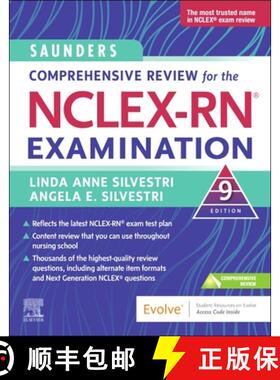 【3-4周达】Saunders Comprehensive Review for the NCLEX-RN (R) Examination [9780323795302]