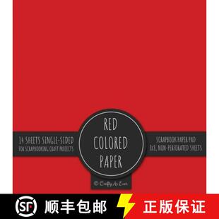 【3-4周达】Red Scrapbook Paper Pad 8x8 Decorative Scrapbooking Kit Collection for Cardmaking Gifts, D... [9781636571607]