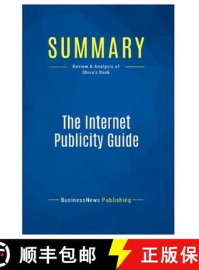 【3-4周达】Summary: The Internet Publicity Guide: Review and Analysis of Shiva's Book [9782511041536]